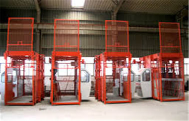 2000kg ανελκυστήρες SC200 κατασκευής χάλυβα με το ενιαίο/δίδυμο κλουβί 3*1.5*2.5m
