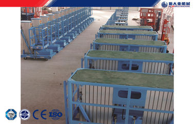 Self-propelled aerial work platform , Mobile elevating work platform safety single / double mast